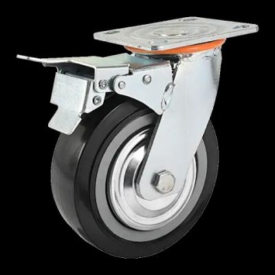 Wheel with brake